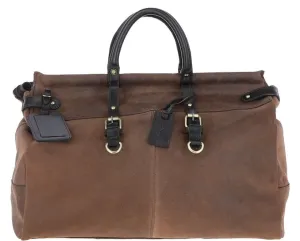 Ashwood Gladstone Brown Leather Holdall