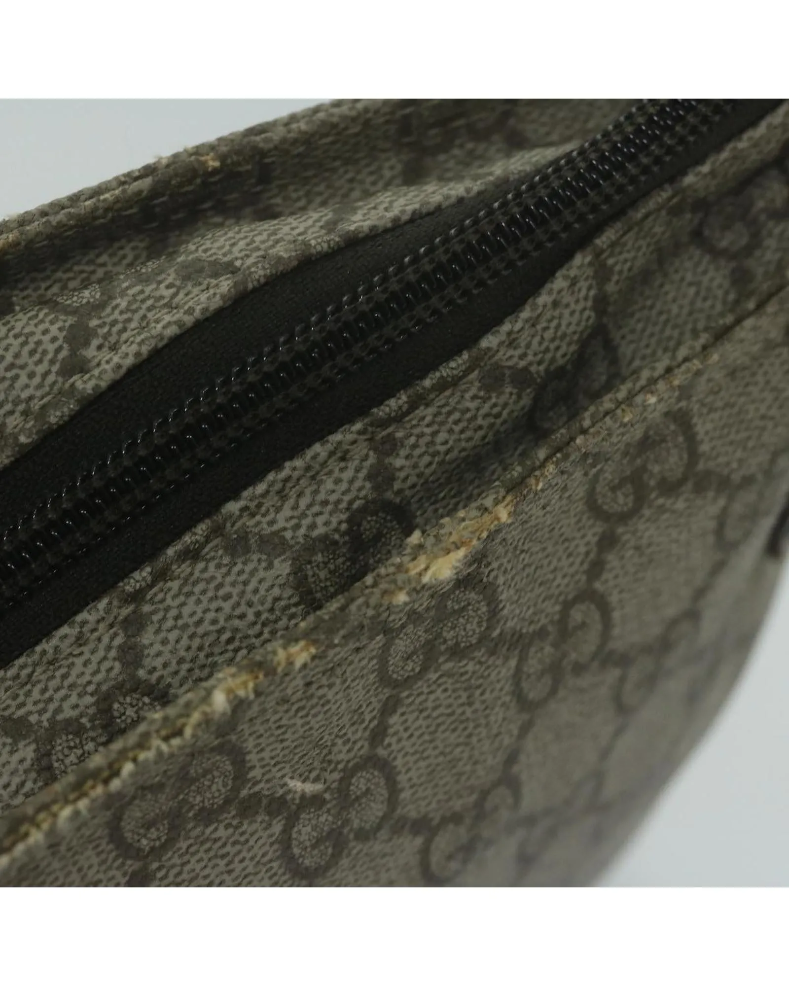 Beige GG Supreme Shoulder Bag with Adjustable Strap - Italian Made