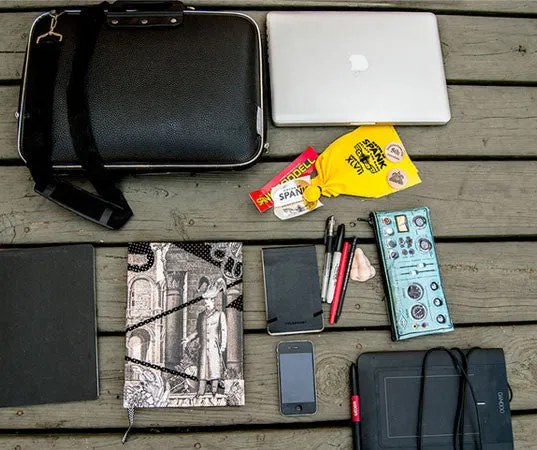 Bombata Classic Laptop Briefcase - Brown
