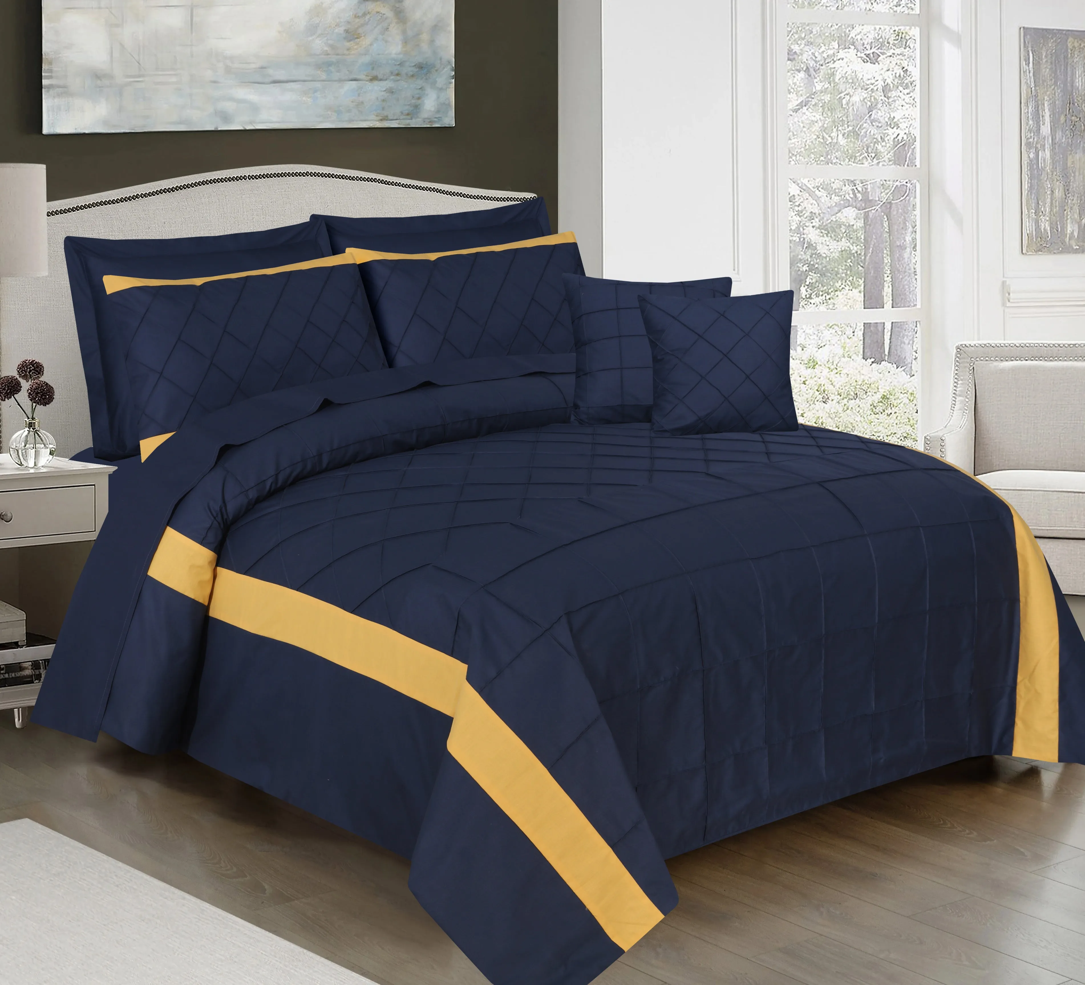 Brumiss-Bed Set 8 Pcs (Luxury)
