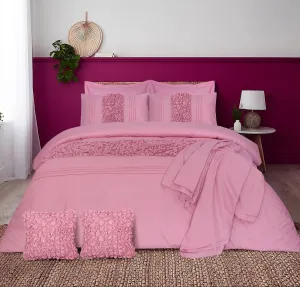 Cuddly Imperial Pink-Bed Set 8 Pcs (Luxury)