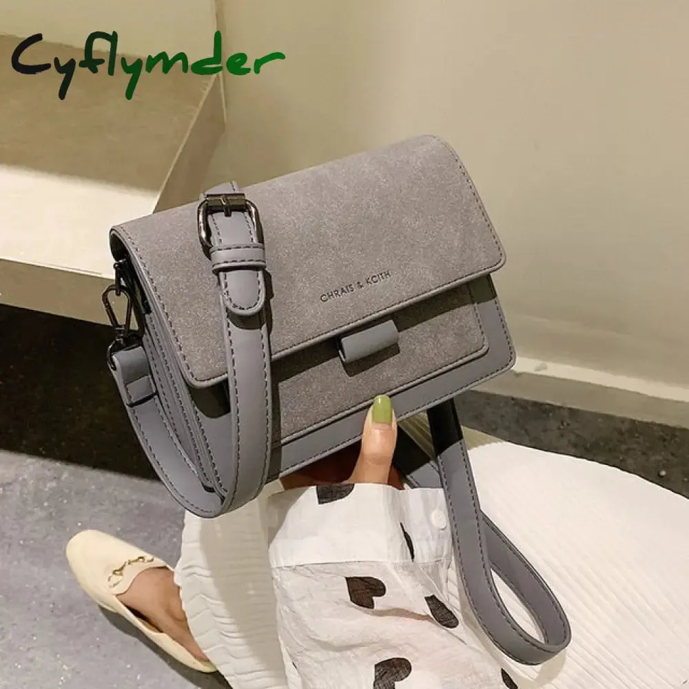 Cyflymder Small bag women new Korean version of small square bag wide shoulder strap fashion Joker shoulder Messenger bag