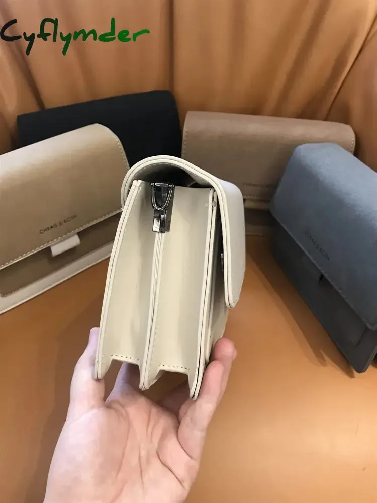 Cyflymder Small bag women new Korean version of small square bag wide shoulder strap fashion Joker shoulder Messenger bag