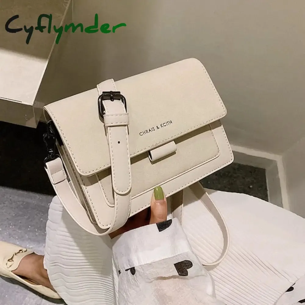 Cyflymder Small bag women new Korean version of small square bag wide shoulder strap fashion Joker shoulder Messenger bag