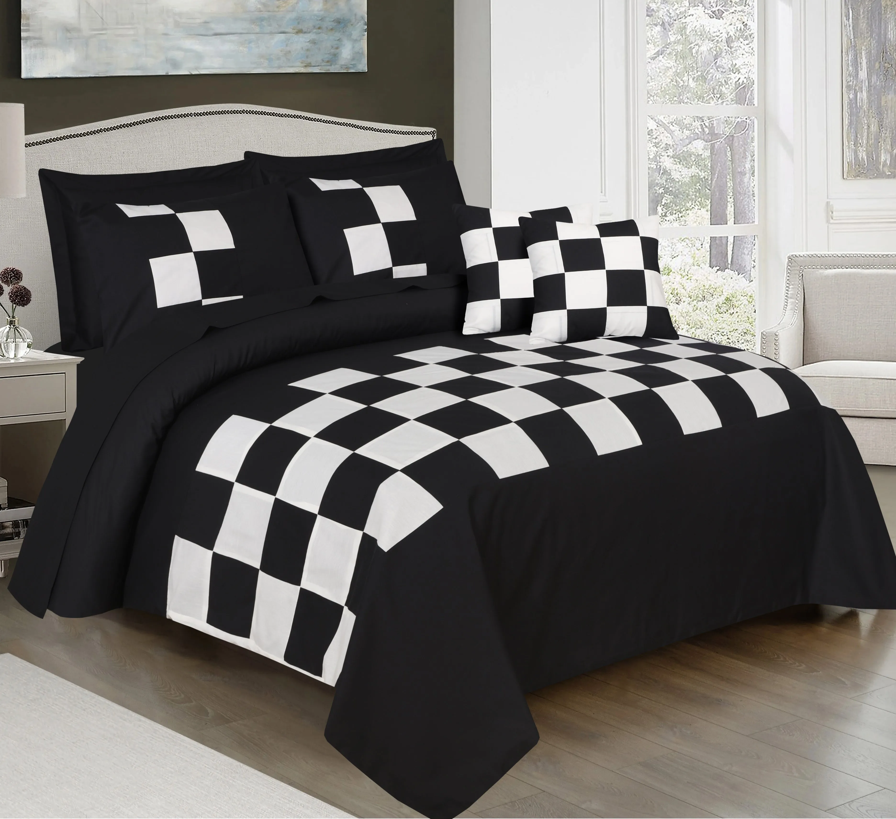 Dariel-Bed Set 8 Pcs (Luxury)