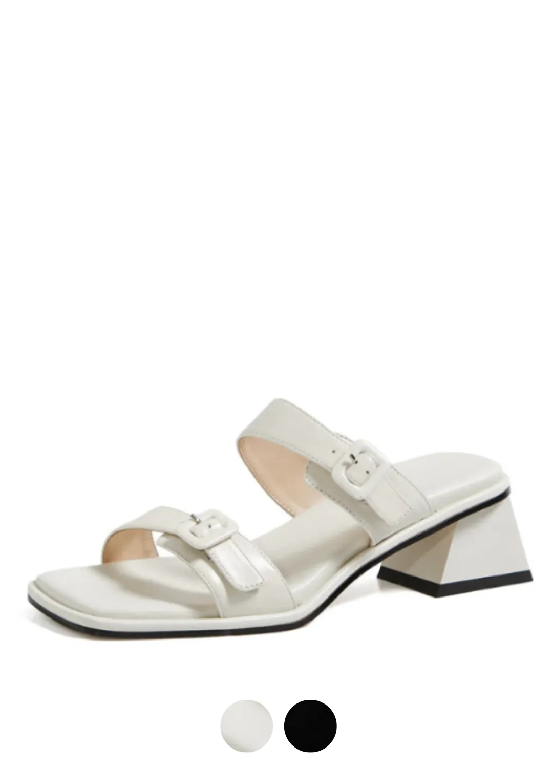 Gigi Women's Leather Heel Sandal