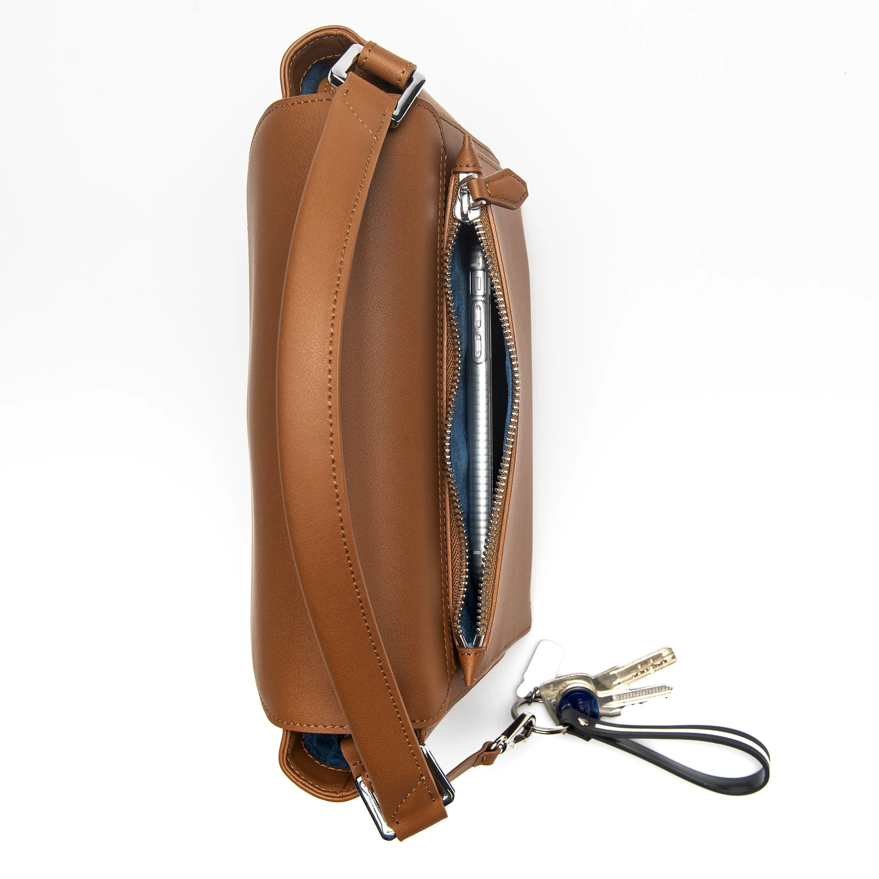 Ikon Cognac Shoulder Bag