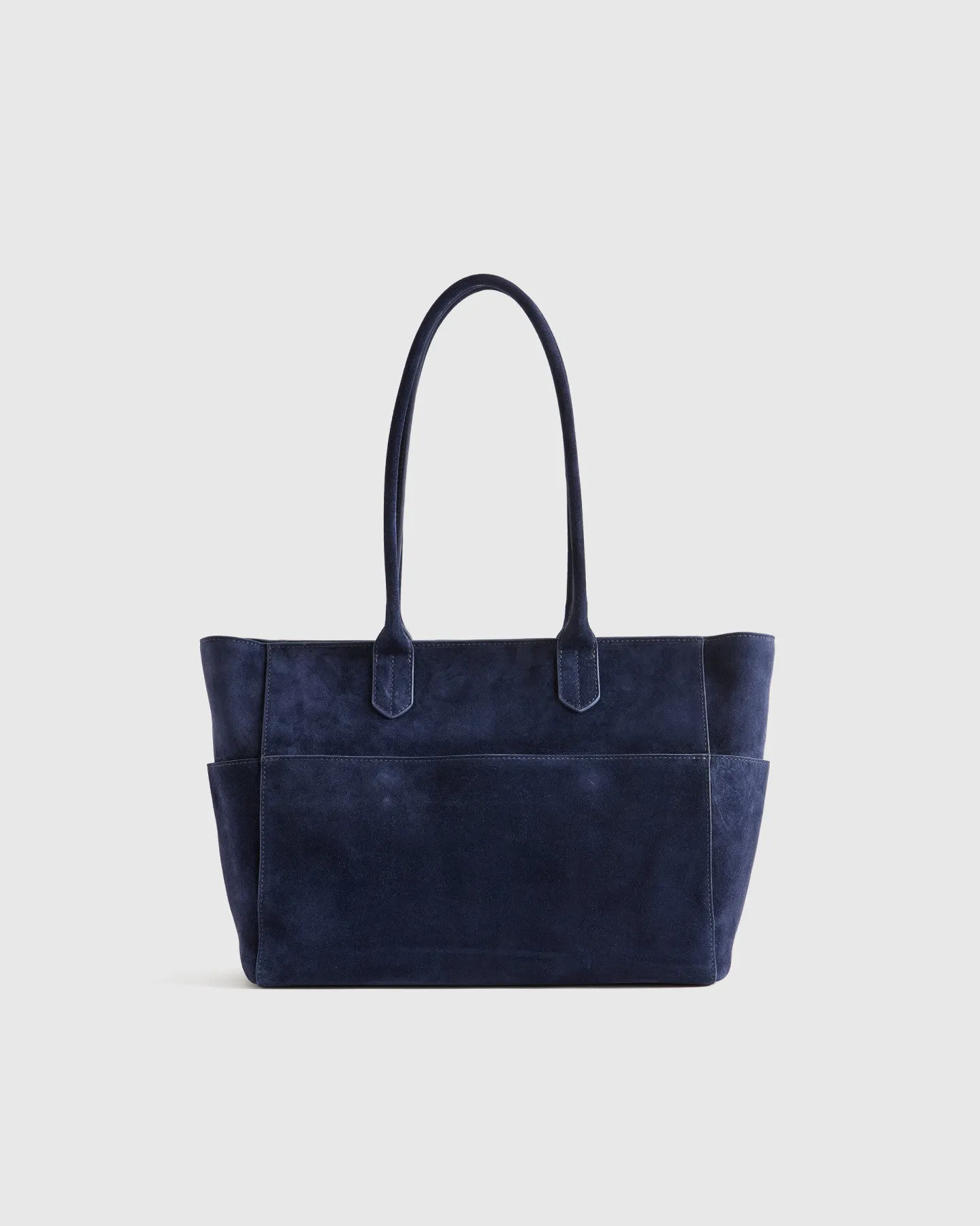 Italian Suede Shopper Tote