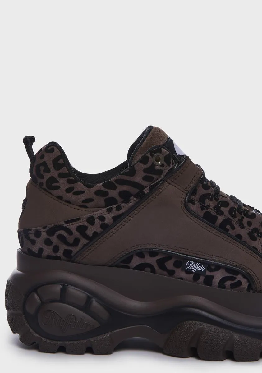 Leo Brown Classic Low Platform Sneakers
