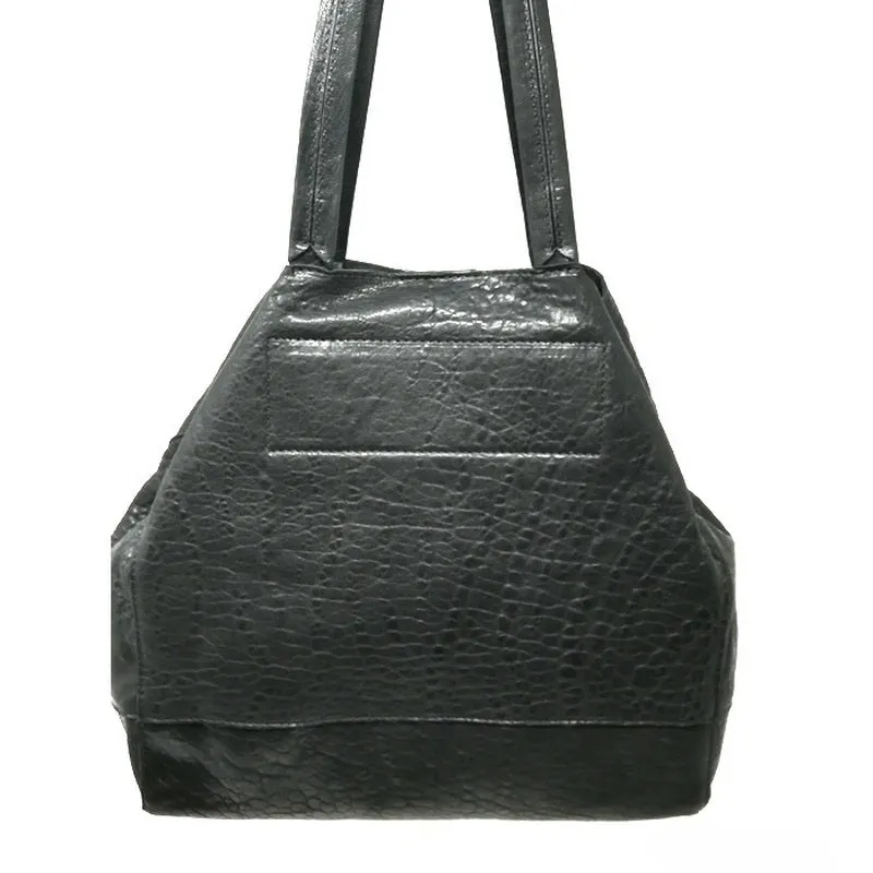Maxon Collections Italian Nappa Texas Tote // Black