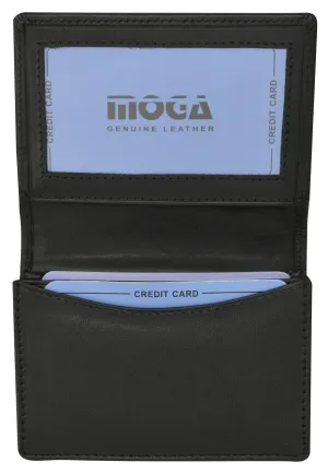 Moga Italian Design Business Card Holder Handmade Leather 90070