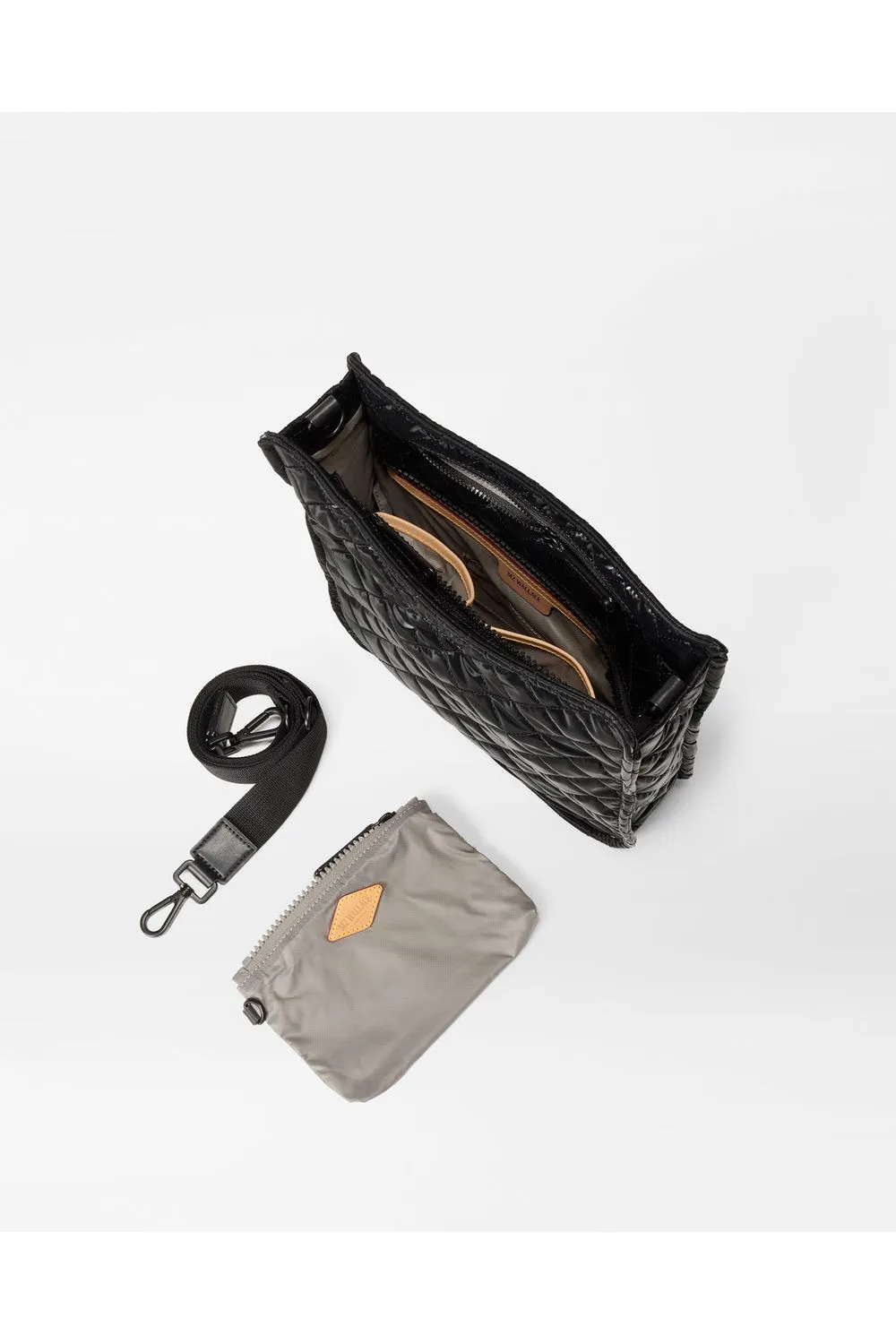 MZ Wallace Box Metro Crossbody 1532X2137 | Black Liquid