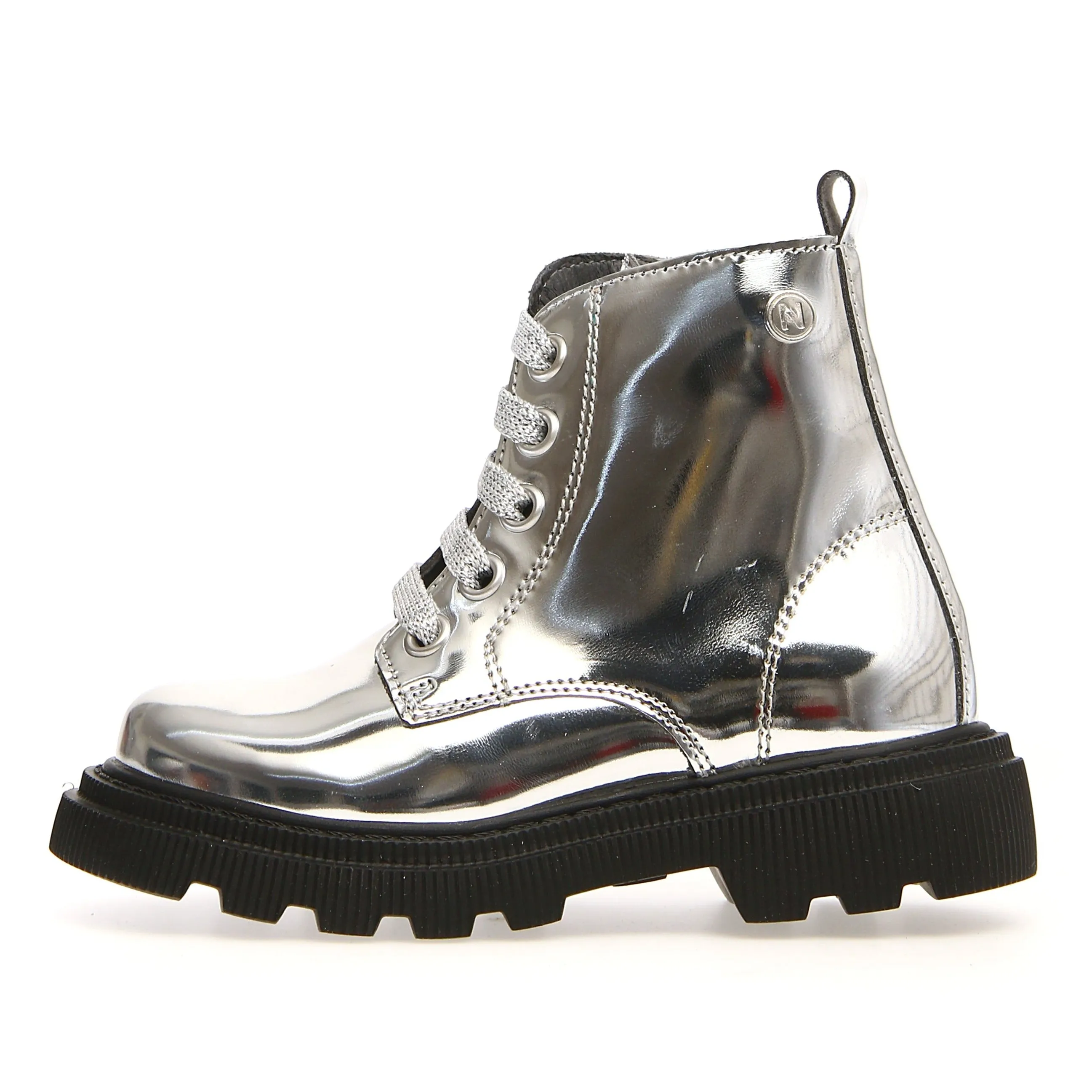Naturino Girl's Foster Boots - Silver