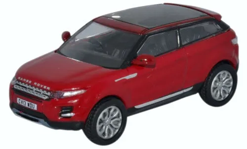 Oxford Diecast Range Rover Evoque Firenze Red