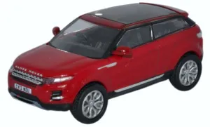 Oxford Diecast Range Rover Evoque Firenze Red