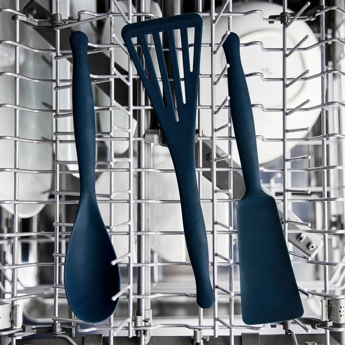 Premiere Silicone Burger Turner | Oxford Blue
