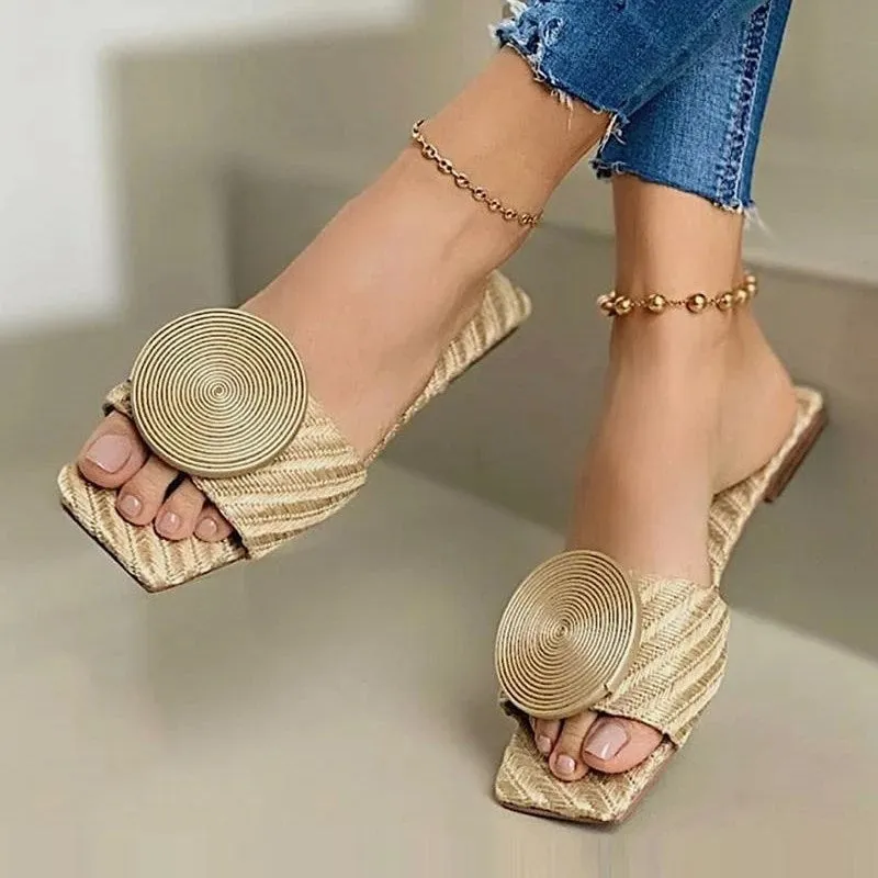 Summer Women Slippers Shoes Flats Fashion Ladies Casual Shoes