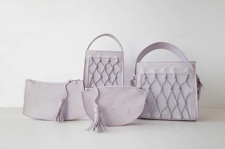 Testing Tree Purple Handbag