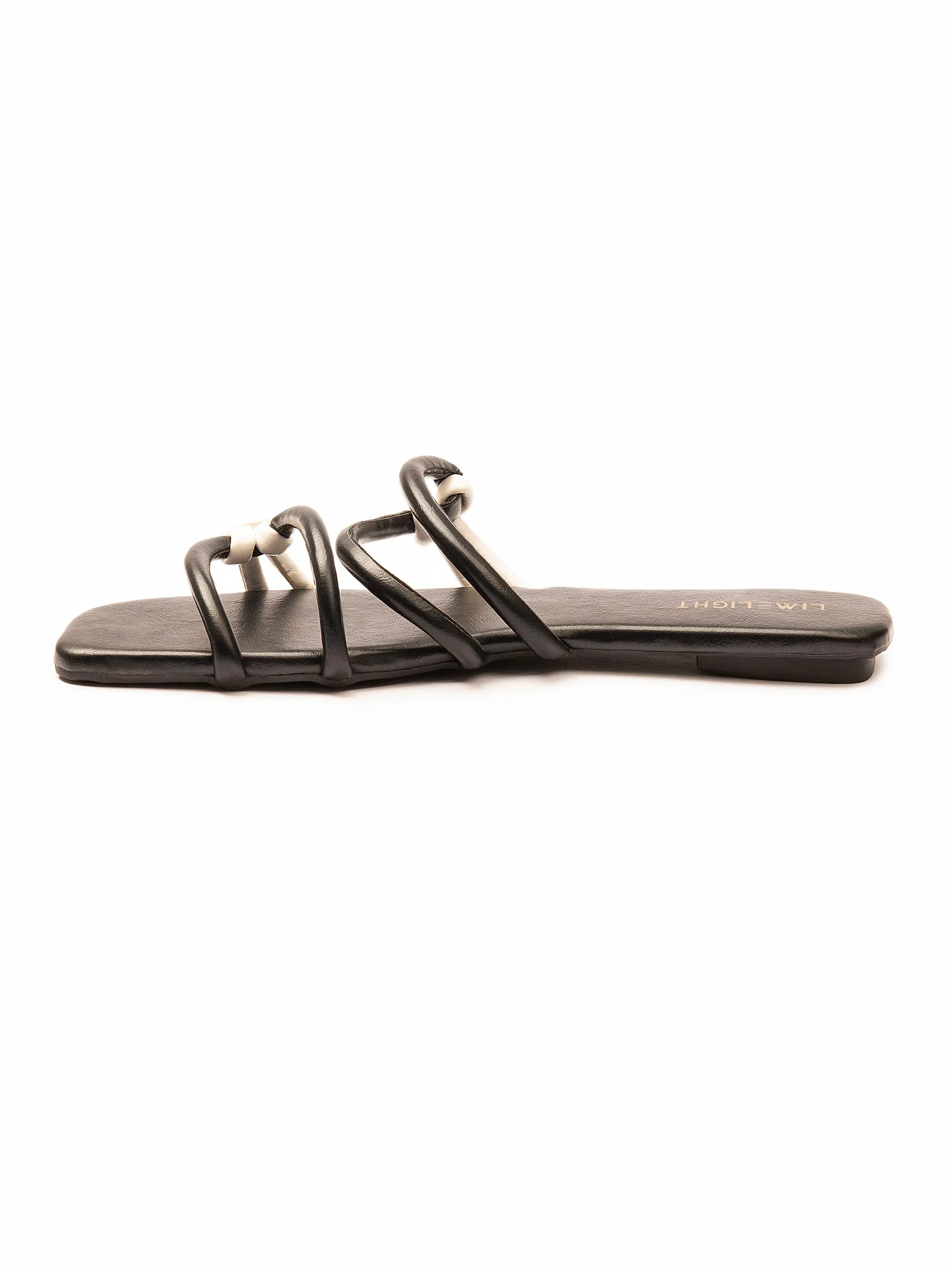 Two-Tone Strap Flats