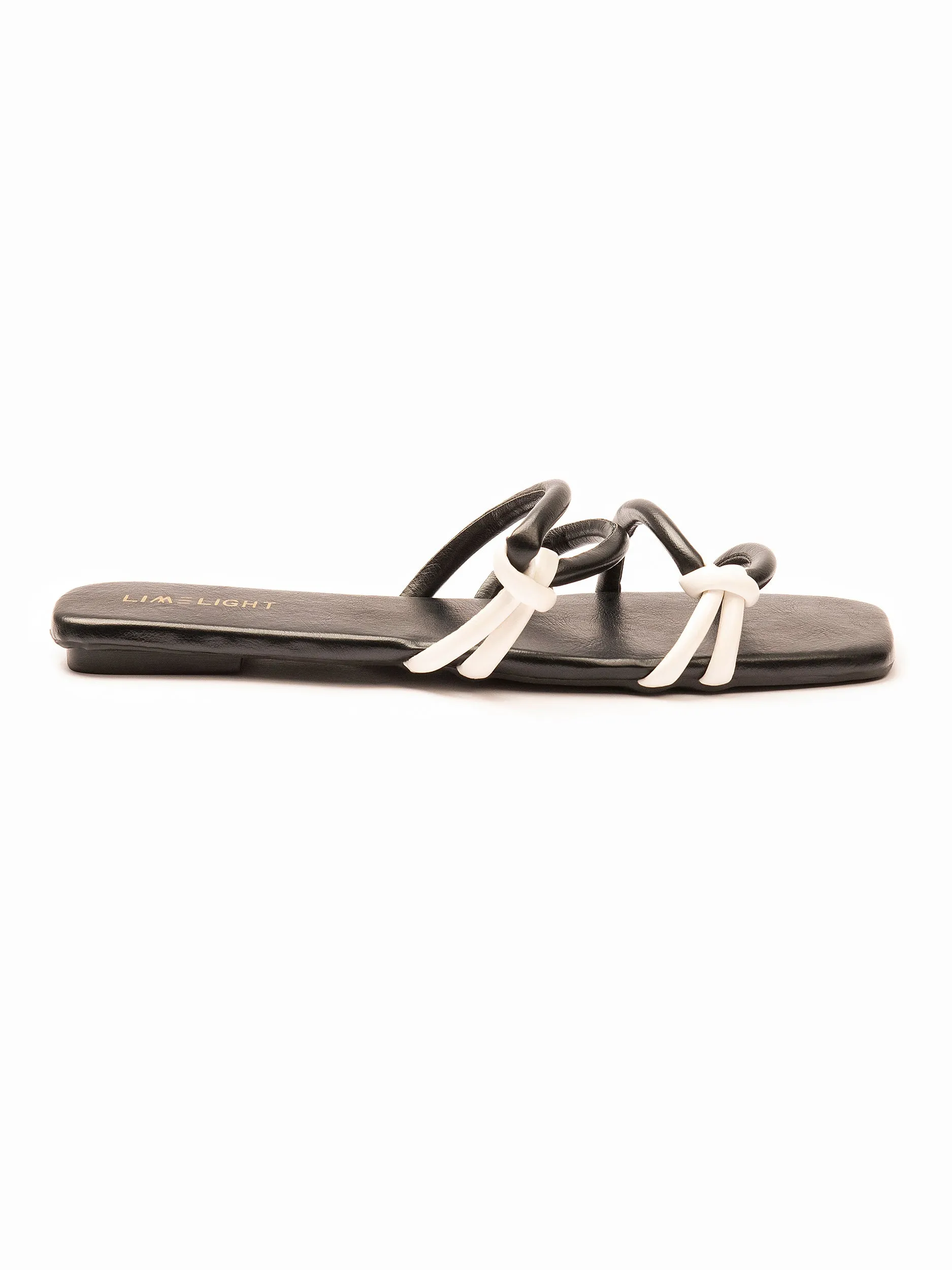 Two-Tone Strap Flats