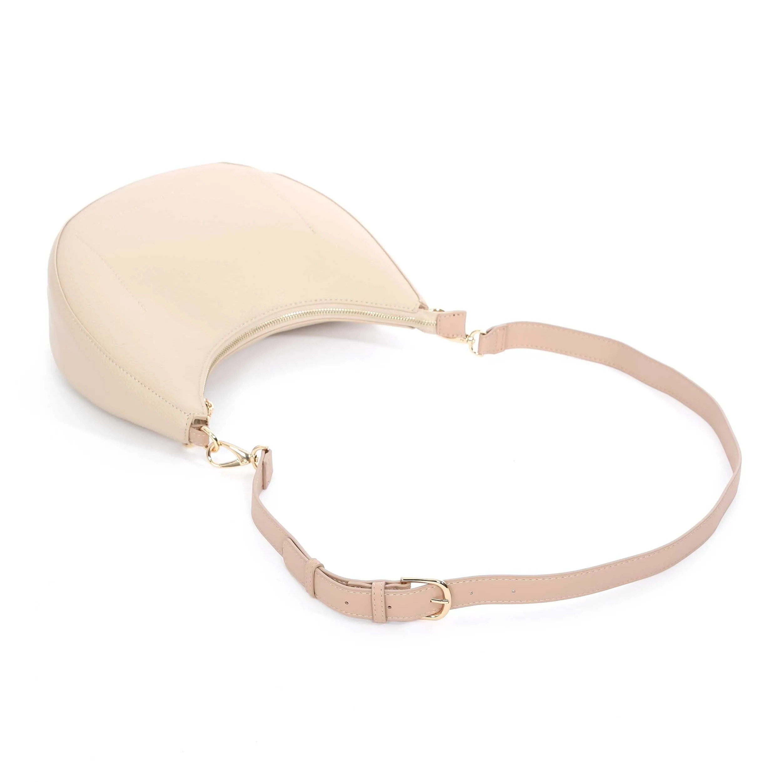 Valentino Bags Alexia Ladies Shoulder Bag in Ecru