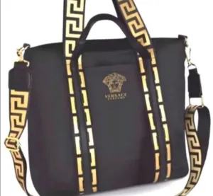 Versace Medusa Greca Satchel Shoulderbag Carryall Tote