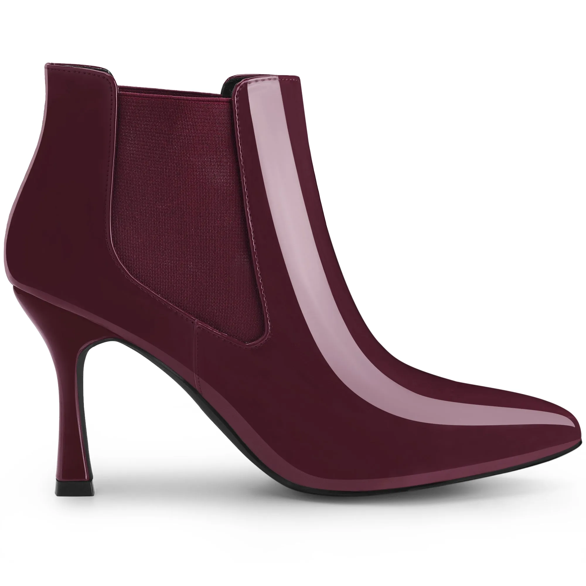 Women's Pointed Toe Stiletto Heels Chelsea Ankle Booties