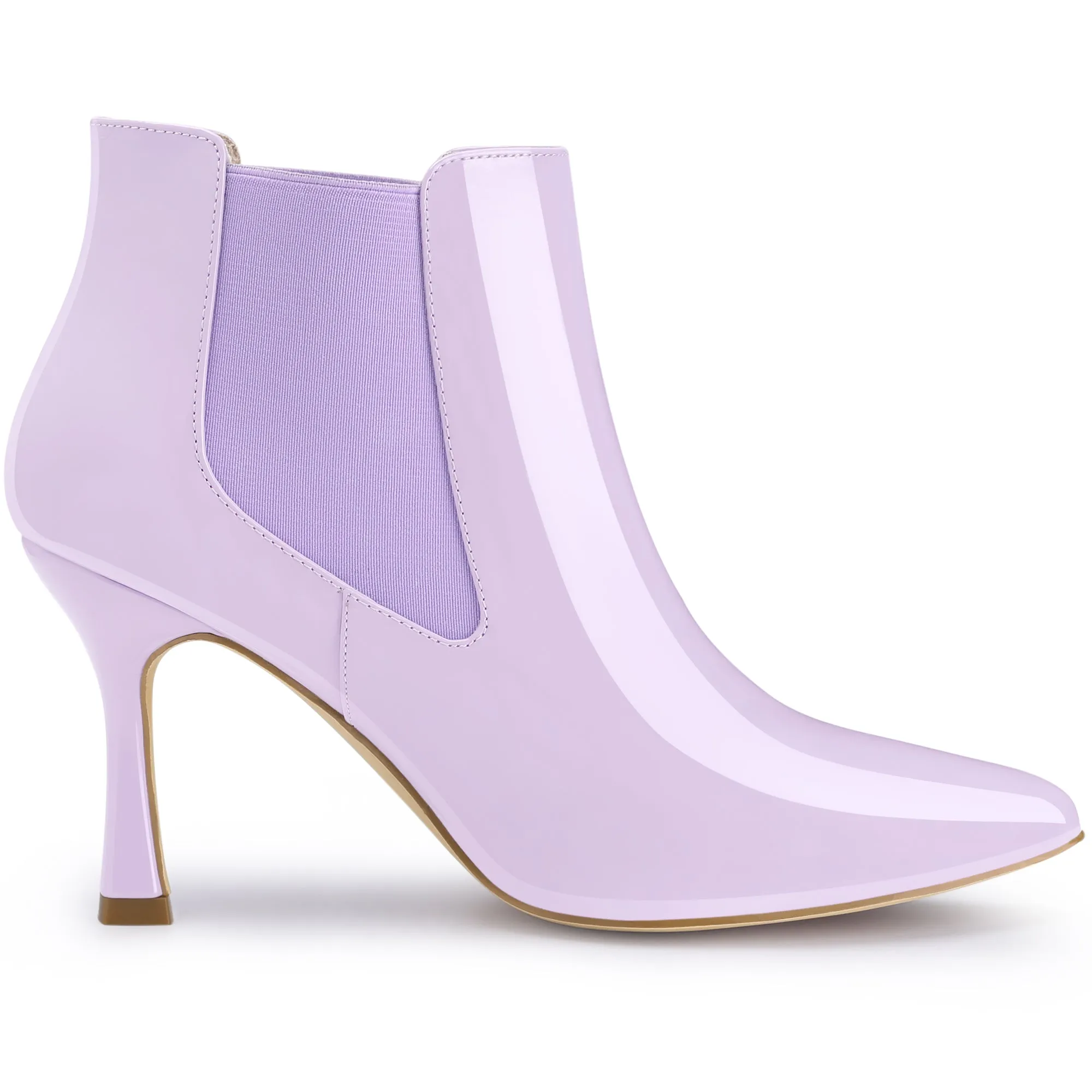 Women's Pointed Toe Stiletto Heels Chelsea Ankle Booties